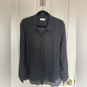 Woman’s button up star blouse